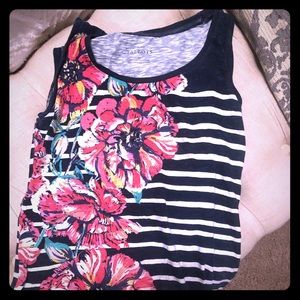Talbots summer tank top floral